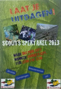 scoutspektakel 2013 flyer