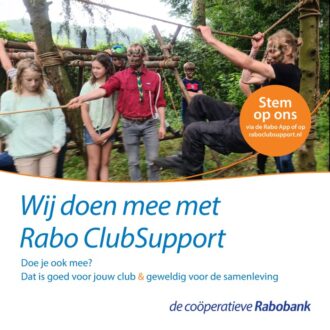 Wij doen weer mee aan de Rabo ClubSupport